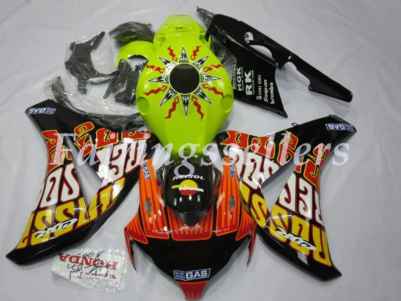 Injection New ABS Full fairings kit Fit For HONDA CBR1000RR 2008 2009 2010 2011CBR1000RR 08-11CBR1000 Fairing Green black orange
Injection New ABS Full fairings kit Fit For HONDA CBR1000RR 2008 2009 2010 2011CBR1000RR 08-11CBR1000 Fairing Green black orange