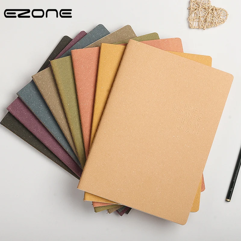 EZONE Japanese Style Notebook Soft Warm Color Cover Notebook Students Writing Book Line Pages School Office Supply Stationery
EZONE Japanese Style Notebook Soft Warm Color Cover Notebook Students Writing Book Line Pages School Office Supply Stationery