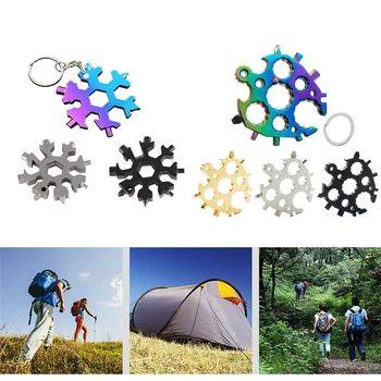 18 in 1 Multi Tool Snowflake Shape Keychain Portable Screwdriver Stainless Steel Bottle Opener Gadget
18 in 1 Multi Tool Snowflake Shape Keychain Portable Screwdriver Stainless Steel Bottle Opener Gadget
