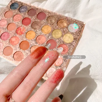 35 Colors Eyeshadow Makeup Pallete Matte Shimmery Long Lasting Silky Powder Eye Makeup Set KG66
35 Colors Eyeshadow Makeup Pallete Matte Shimmery Long Lasting Silky Powder Eye Makeup Set KG66