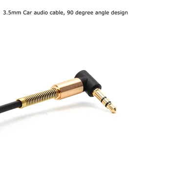 1M 3.5mm Male To Male Spring Car Aux Cord Right Angle Audio Cable For Phone PC R2LC
1M 3.5mm Male To Male Spring Car Aux Cord Right Angle Audio Cable For Phone PC R2LC