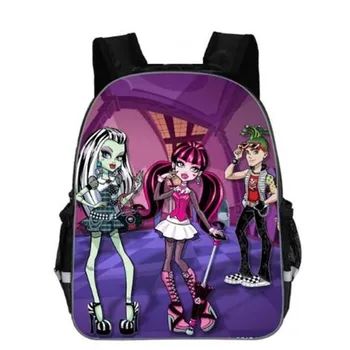 Fashion Child Cartoon Monster High Backpack Boy School Bags Bagpack for Kids Girl Student Book Bags Mochila 11-18 inch 
Fashion Child Cartoon Monster High Backpack Boy School Bags Bagpack for Kids Girl Student Book Bags Mochila 11-18 inch