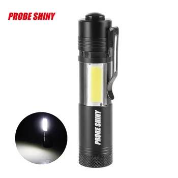 Super Bright XM-L Q5+COB LED 4 Mode 3500Lm 14500 Flashlight Torch make defense lamp mini lantern work lamp camping light
Super Bright XM-L Q5+COB LED 4 Mode 3500Lm 14500 Flashlight Torch make defense lamp mini lantern work lamp camping light