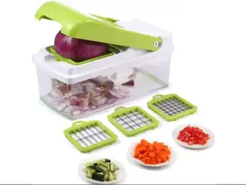 Multi-Function Food Cutter With Container Vegetable Chopper Cheese Cutter Lemon Squeezer 4 Interchangeable Cutting Tools
Multi-Function Food Cutter With Container Vegetable Chopper Cheese Cutter Lemon Squeezer 4 Interchangeable Cutting Tools
