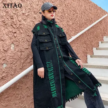XITAO Hole Pattern Vest Women Sleeveless 2020 Spring Patchwork Single Breast Pullover Small Fresh Minority Casual Vest ZLL4707
XITAO Hole Pattern Vest Women Sleeveless 2020 Spring Patchwork Single Breast Pullover Small Fresh Minority Casual Vest ZLL4707