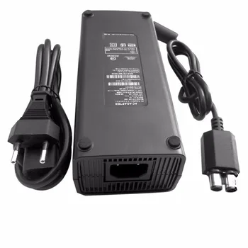 AC 100-240V Adapter Power Supply Charger Cable for X-BOX 360 Slim Ideal Replacement Charger With LED Indicator Light EU Plug