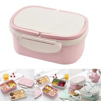 950ml Double-layer Wheat Stalk Storage Box Japanese Girl Container Boxes Style Fresh Portable Insulation Lunch Food Cute St A4M2
950ml Double-layer Wheat Stalk Storage Box Japanese Girl Container Boxes Style Fresh Portable Insulation Lunch Food Cute St A4M2