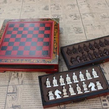 Classical 3 in 1 chess Wooden International Chess Set Terracotta Warriors Chess Pieces Chess Game Christmas Gift
Classical 3 in 1 chess Wooden International Chess Set Terracotta Warriors Chess Pieces Chess Game Christmas Gift