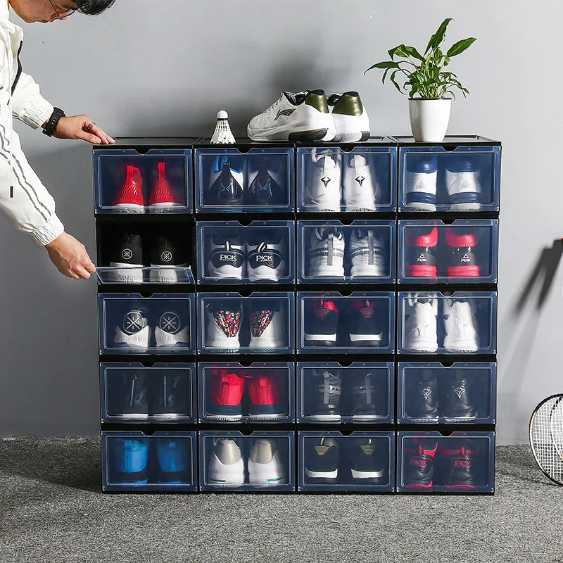 3pcs Multifunctional Clamshell Shoe Hanger Plastic Shoebox Transparent Crystal Portable Storage Box Home Drawer Case Organizer
3pcs Multifunctional Clamshell Shoe Hanger Plastic Shoebox Transparent Crystal Portable Storage Box Home Drawer Case Organizer