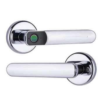 Smart Home Door Lock Keyless Entry Works with iOS/Android home Biometric fingerprint lock Electric Handle Lock Wooden door
Smart Home Door Lock Keyless Entry Works with iOS/Android home Biometric fingerprint lock Electric Handle Lock Wooden door