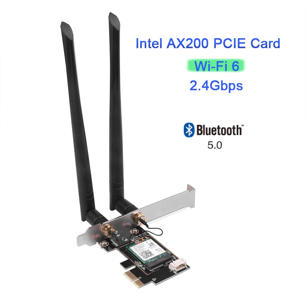 Kebidu Bluetooth 5 0 двухдиапазонный 2.4Gps 6-го поколения ax технология MU-MIMO ПК PCIE 1X wifi карта