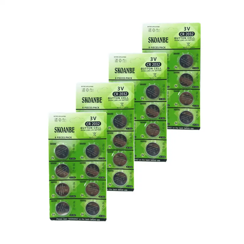 32PCS 2032 Coin Cell Battery For Watch Computer Toy Remote Control CR2032 L2032 KCR2032 5004LC ECR2032
32PCS 2032 Coin Cell Battery For Watch Computer Toy Remote Control CR2032 L2032 KCR2032 5004LC ECR2032