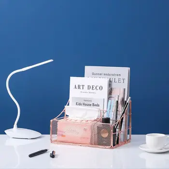 Rose Gold Desktop Storage Box Multi-Purpose Pen Holder Nordic Magazine Organizer G92E
Rose Gold Desktop Storage Box Multi-Purpose Pen Holder Nordic Magazine Organizer G92E