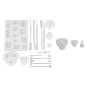 3Pcs Diamond Three Pyramid Shape Diy Silicone Mold & 1 set Diy Resin Crystal Casting Silicone Mold Kit
3Pcs Diamond Three Pyramid Shape Diy Silicone Mold & 1 set Diy Resin Crystal Casting Silicone Mold Kit