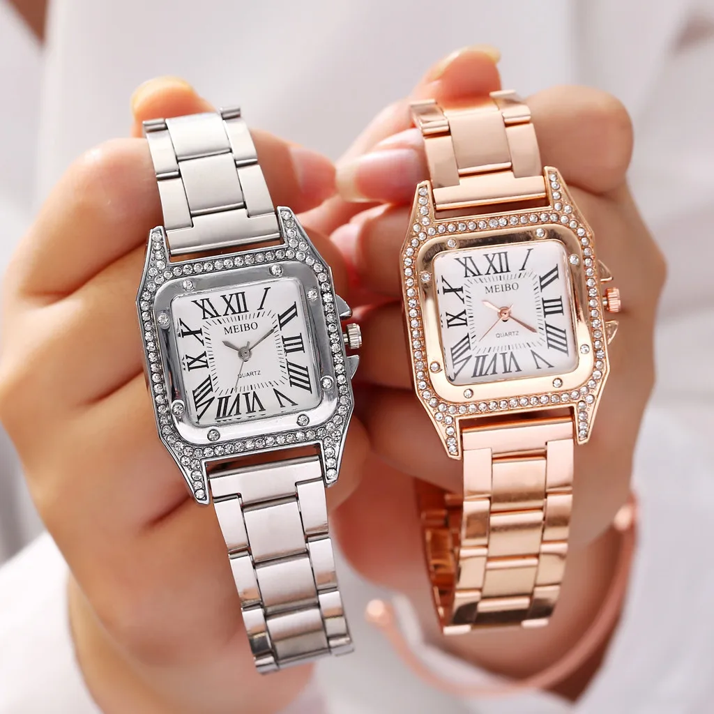 Luxury Watch Sleek Minimalist Square Dial Stainless Steel With Ladies Quartz Watch Faux Leather Analog Clocks reloj Mujer B4
Luxury Watch Sleek Minimalist Square Dial Stainless Steel With Ladies Quartz Watch Faux Leather Analog Clocks reloj Mujer B4