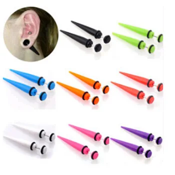 Piercing Ring UV Acrylic Illusion Ear Fake Cheater Stretcher Taper Spike Cheater Plug Tunnel Expander Earring Gauge Body Jewelry
Piercing Ring UV Acrylic Illusion Ear Fake Cheater Stretcher Taper Spike Cheater Plug Tunnel Expander Earring Gauge Body Jewelry