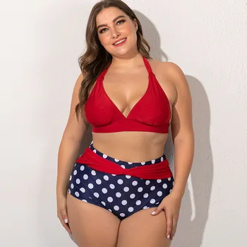 Bikini Suit Ladies Plus Size Swimsuit Independent Two-piece Biquini Swimsuit Sexy Big Breasts Push High Bra Split Mujer Swimsuit
Bikini Suit Ladies Plus Size Swimsuit Independent Two-piece Biquini Swimsuit Sexy Big Breasts Push High Bra Split Mujer Swimsuit