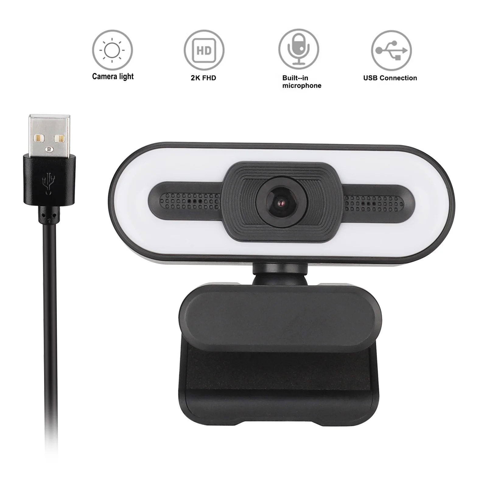 HD 1080p 8K Webcam, Auto Focus with Microphone Computer Web Cam With Fill Light for Live Broadcast Video Calling Conference
HD 1080p 8K Webcam, Auto Focus with Microphone Computer Web Cam With Fill Light for Live Broadcast Video Calling Conference