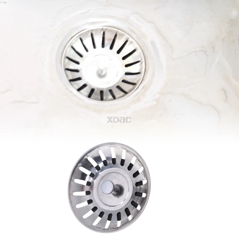 Stainless Steel Kitchen Sink Strainer Stopper Waste Plug Sink Filter Bathroom Basin Sink Drain M13 dropship L29K
Stainless Steel Kitchen Sink Strainer Stopper Waste Plug Sink Filter Bathroom Basin Sink Drain M13 dropship L29K