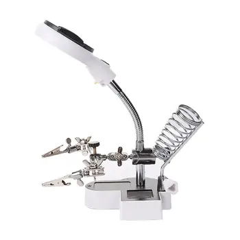 275x150x160mm Soldering Repair Welding Magnifying Glass Auxiliary Eye Loupe Desktop Magnifier Welding Processing Tool
275x150x160mm Soldering Repair Welding Magnifying Glass Auxiliary Eye Loupe Desktop Magnifier Welding Processing Tool