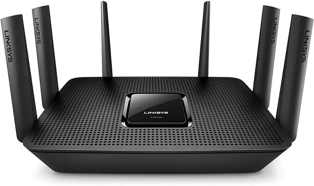 Linksys EA9300 Max-Stream AC4000 Tri-Band WiFi Router MU-MIMO Tri-Band Wireless Smart Wi-Fi Router for home
Linksys EA9300 Max-Stream AC4000 Tri-Band WiFi Router MU-MIMO Tri-Band Wireless Smart Wi-Fi Router for home