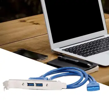 1pc Computer Back Panel Cable 20pin to 2 external USB bracket Back Full Header Adapter Cable Size Connector Panel 3.0 Femal L3E2
1pc Computer Back Panel Cable 20pin to 2 external USB bracket Back Full Header Adapter Cable Size Connector Panel 3.0 Femal L3E2
