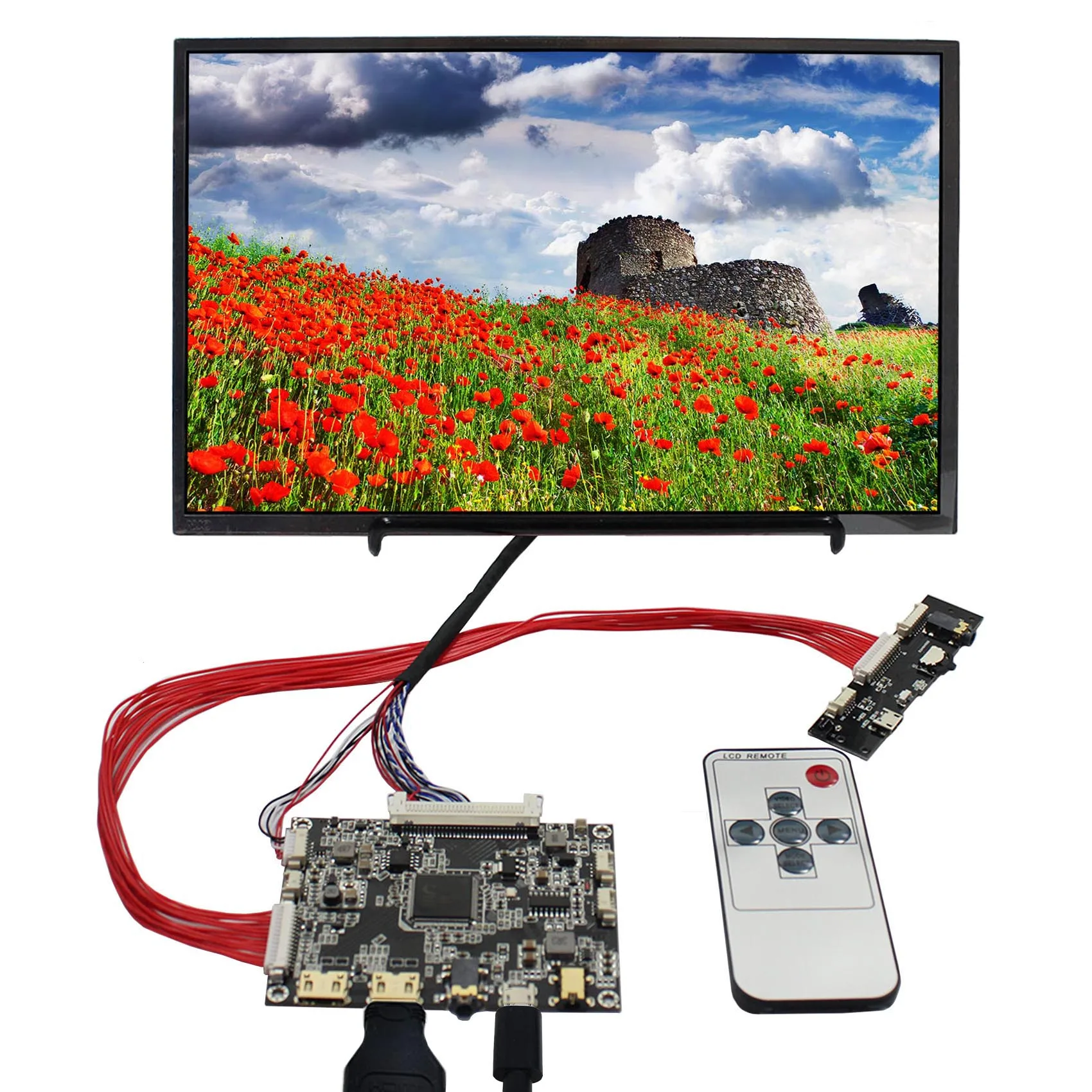 ЖК-экран 10,1 дюйма 10,1x80 0 IPS, коэффициент контрастности 1300:1 с платой контроллера HD MI Mini LCD
ЖК-экран 10,1 дюйма 10,1x80 0 IPS, коэффициент контрастности 1300:1 с платой контроллера HD MI Mini LCD