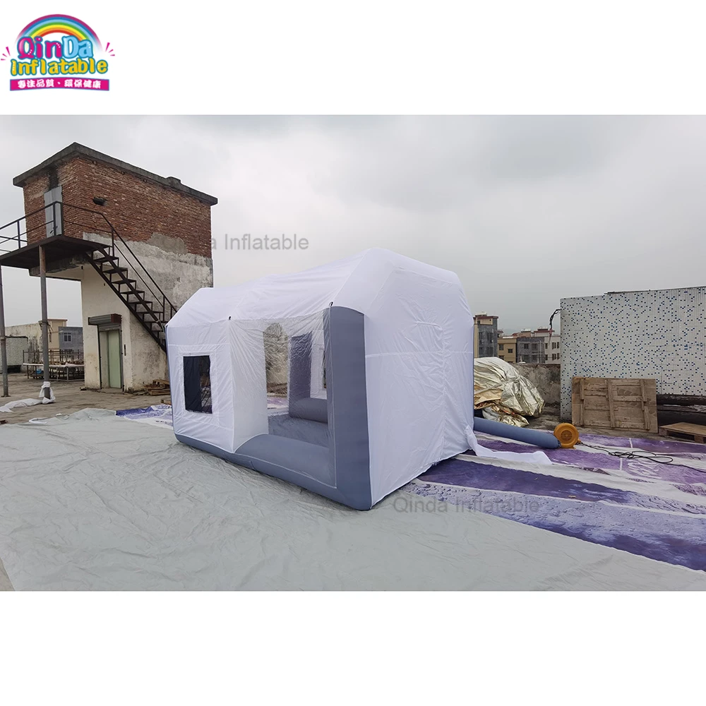 

Inflatable Car Workstation Tan Spray Painting Tent Giant Inflatable Spray Booth For Rental