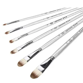 6pcs Nylon Hair Wooden Handle Watercolor Paint Brush Pen Set For Learning Diy Oil Acrylic Painting Art Paint Brushes Supplies
6pcs Nylon Hair Wooden Handle Watercolor Paint Brush Pen Set For Learning Diy Oil Acrylic Painting Art Paint Brushes Supplies