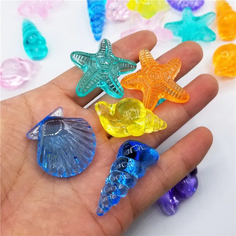 20pcs Plastic Crystal Starfish Marine Shell Conch Gift Art Centerpiece Craft Clear Party Gems Filler Toys Birthday Halloween
20pcs Plastic Crystal Starfish Marine Shell Conch Gift Art Centerpiece Craft Clear Party Gems Filler Toys Birthday Halloween