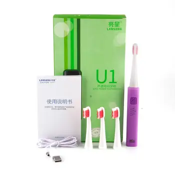Lansung U1 Ultrasonic Toothbrush Electronic Toothbrush Cepillo Dental Oral Hygiene Ultrasonic Vibrate USB Electric Tooth Brush
Lansung U1 Ultrasonic Toothbrush Electronic Toothbrush Cepillo Dental Oral Hygiene Ultrasonic Vibrate USB Electric Tooth Brush