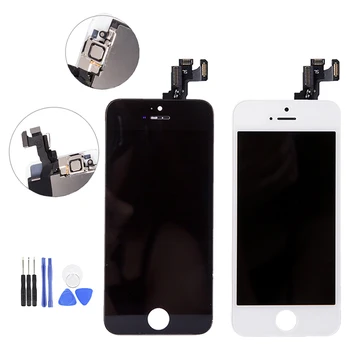 Full Assembly LCD Display Digitizer For IPhone 5 S C LCD Touch Replacement Screen For IPhone 5S 5C No Dead Pixel Black/White
Full Assembly LCD Display Digitizer For IPhone 5 S C LCD Touch Replacement Screen For IPhone 5S 5C No Dead Pixel Black/White