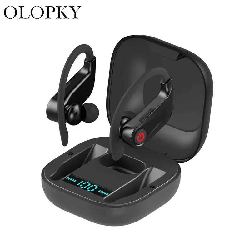 Ear Hook Headsets Handsfree Wireless Earphone Bluetooth 5.0 TWS Stereo Music Audio Receiver Earbud With Power Valum Display Box
Ear Hook Headsets Handsfree Wireless Earphone Bluetooth 5.0 TWS Stereo Music Audio Receiver Earbud With Power Valum Display Box