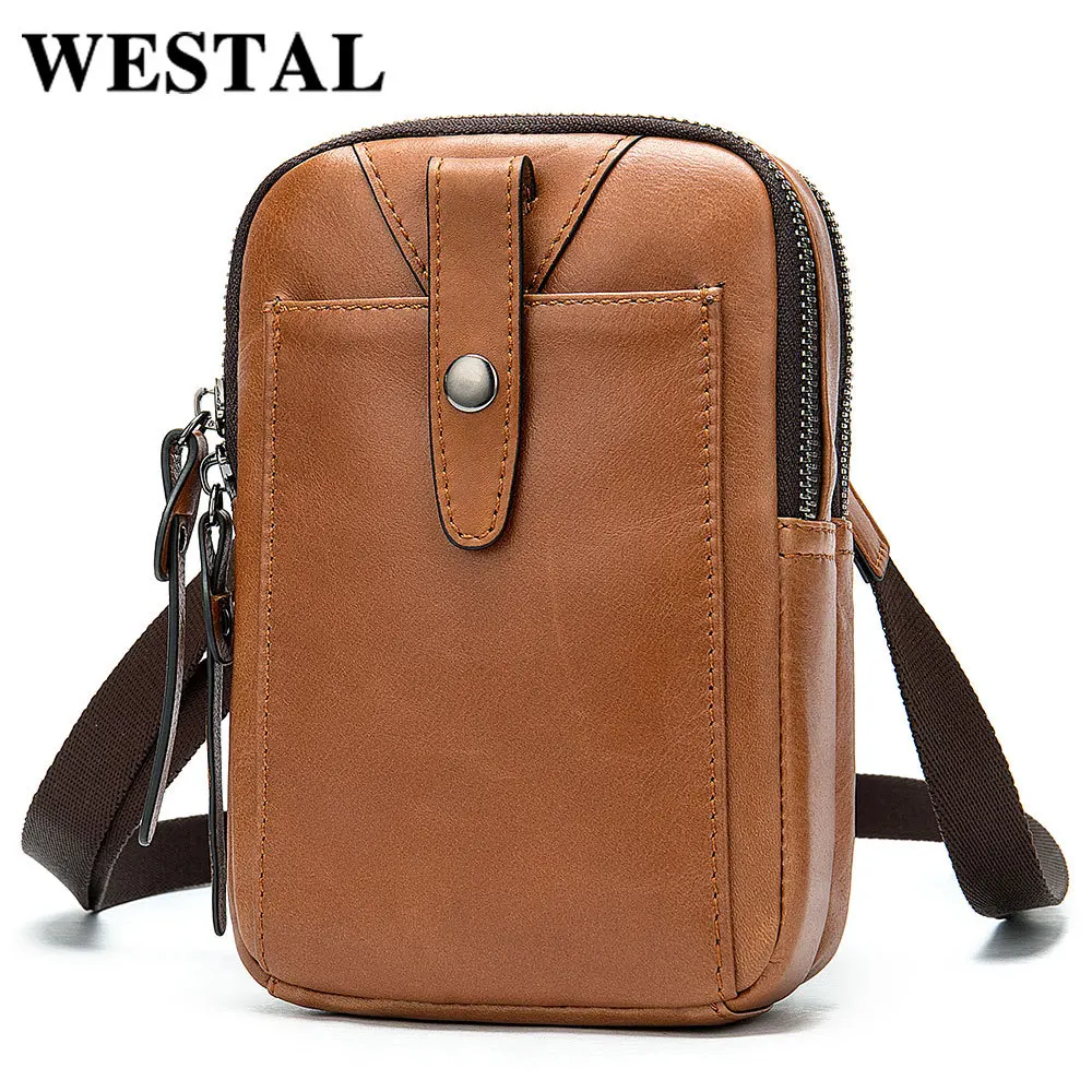 European and American style head-layer cowhide men's mitre bag, high-capacity wear-resistant waist-to-waist mobile phone bag
European and American style head-layer cowhide men's mitre bag, high-capacity wear-resistant waist-to-waist mobile phone bag