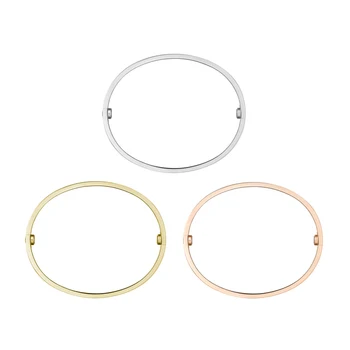 Titanium Steel Customized Engraved Screw Love Bangles for Women,Screwdriver Screw Men Bracelets,Pulseira Feminina Classic Design
Titanium Steel Customized Engraved Screw Love Bangles for Women,Screwdriver Screw Men Bracelets,Pulseira Feminina Classic Design