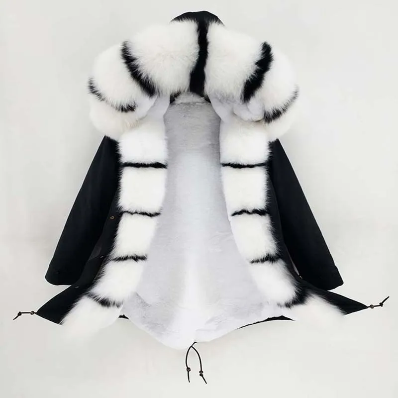 2019 new winter jacket women real fur coat natural real fox fur collar loose long parkas big fur outerwear Detachable
2019 new winter jacket women real fur coat natural real fox fur collar loose long parkas big fur outerwear Detachable