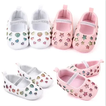Hot Sale Baby Girls Shoes Infants Soft Sole First Walkers Antislip Newborn Crib Shoes Baby PU Shoes 
Hot Sale Baby Girls Shoes Infants Soft Sole First Walkers Antislip Newborn Crib Shoes Baby PU Shoes