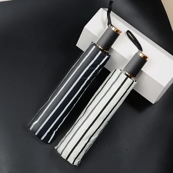 Chinese girls triple folding thick black plastic sun shading Sun umbrella striped nine-piece umbrella
Chinese girls triple folding thick black plastic sun shading Sun umbrella striped nine-piece umbrella