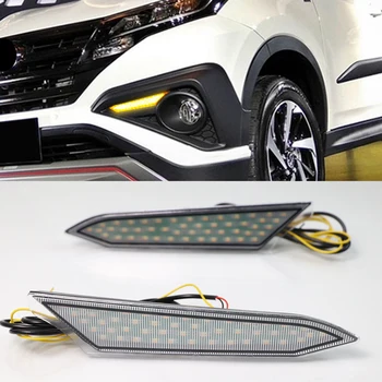 CSCSNL 1 Pair LED DRL Daytime Running Light With Yellow Turn Signal Relay 12V ABS Waterproof Fog Lamp For Toyota Rush 2018 2019
CSCSNL 1 Pair LED DRL Daytime Running Light With Yellow Turn Signal Relay 12V ABS Waterproof Fog Lamp For Toyota Rush 2018 2019