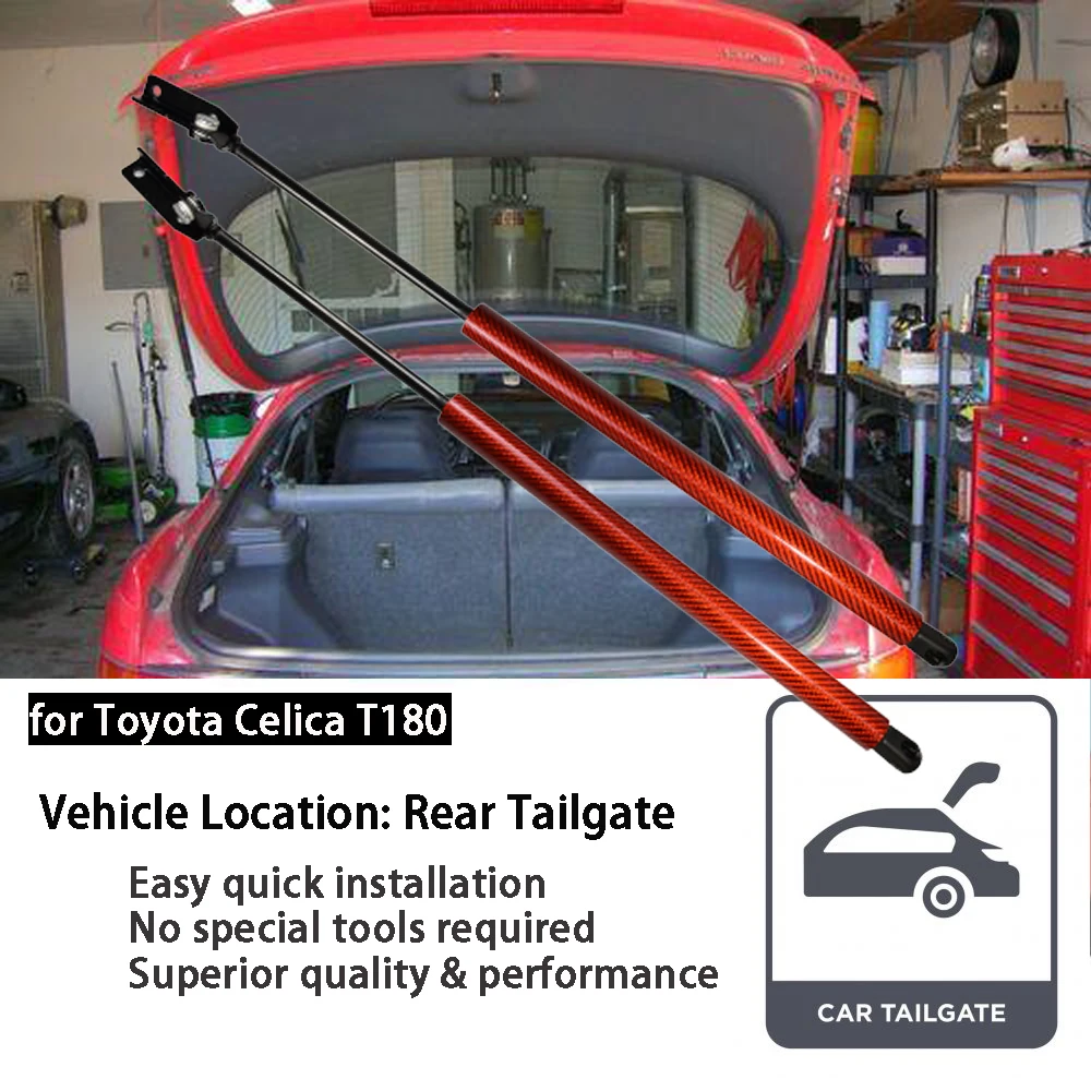 For Toyota Celica T180 1990 1991 1992 1993 Hatchback Auto Rear Boot Tailgate Gas Struts Piston Spring Lift Support Dampers 765mm
For Toyota Celica T180 1990 1991 1992 1993 Hatchback Auto Rear Boot Tailgate Gas Struts Piston Spring Lift Support Dampers 765mm
