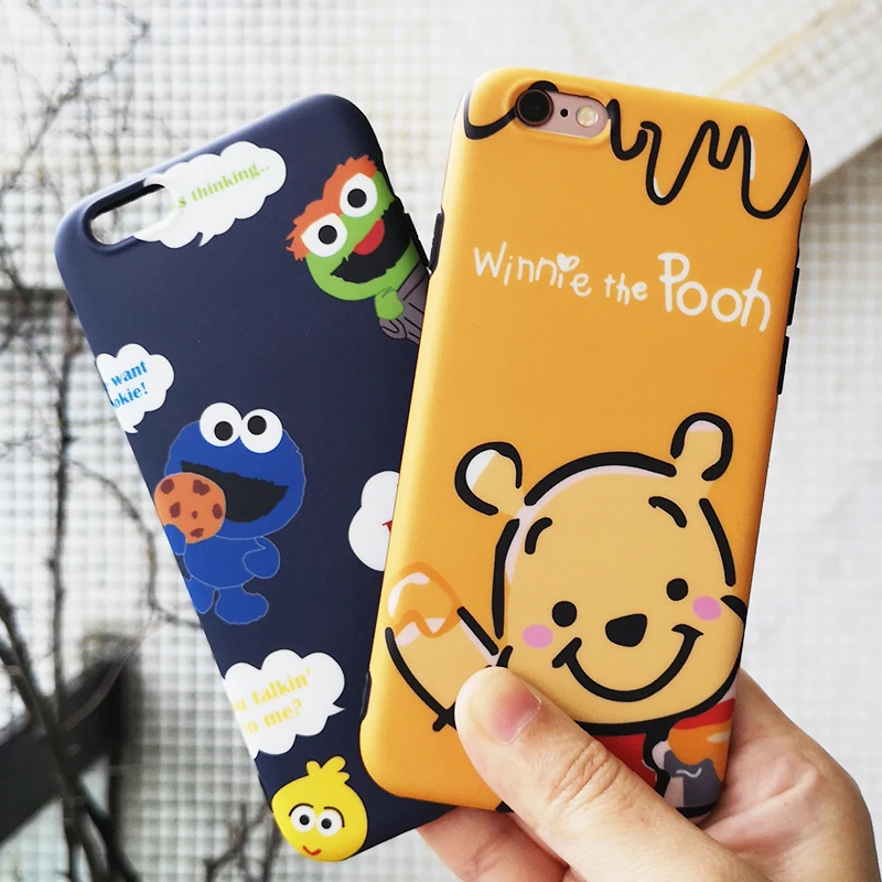 Cute Winnie Pooh Stitch tom Sesame Street Case for iPhone X XS 6 6S 7 8 Plus X XS Cover phone cases printed lovely picture
Cute Winnie Pooh Stitch tom Sesame Street Case for iPhone X XS 6 6S 7 8 Plus X XS Cover phone cases printed lovely picture