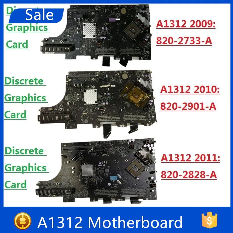 Original A1312 Motherboard For iMac 27'' 2009 2010 2011 Mainboard System 2 in 1 A1312 Logic Board Replacement Full Tested
Original A1312 Motherboard For iMac 27'' 2009 2010 2011 Mainboard System 2 in 1 A1312 Logic Board Replacement Full Tested