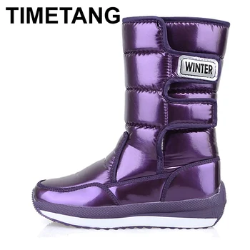 TIMETANGWomen boots winter shoes shoes women snow boots platform boots keep warm mid calf winter furboots heels Women bootsE1406 
TIMETANGWomen boots winter shoes shoes women snow boots platform boots keep warm mid calf winter furboots heels Women bootsE1406