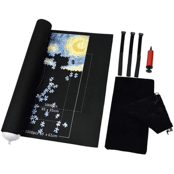 Jigsaw Puzzle Mat, Store and Transport Puzzle Blanket for 1500 Pieces Play Puzzles Travel Storage Bag
Jigsaw Puzzle Mat, Store and Transport Puzzle Blanket for 1500 Pieces Play Puzzles Travel Storage Bag