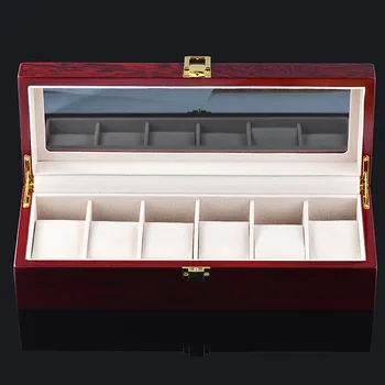 European and American Pure Solid Wood Black Matte Mechanical Watch Storage Box 6-Bit Log Jewelry Collection Display Box 
European and American Pure Solid Wood Black Matte Mechanical Watch Storage Box 6-Bit Log Jewelry Collection Display Box