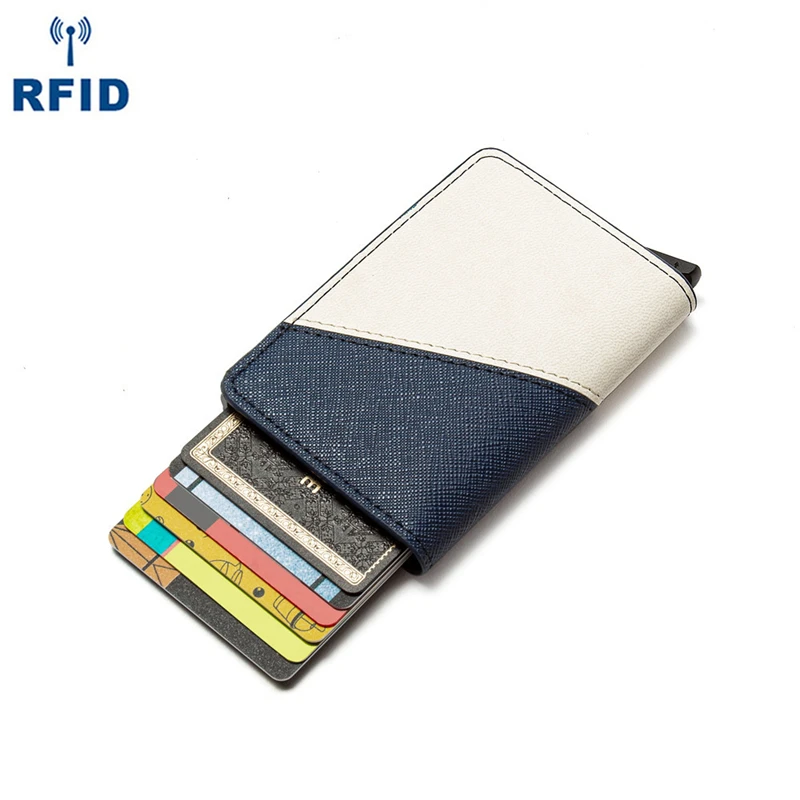 Mini RFID Stitching Pattern Blocking Card Holder Wallets Men Brand Magic Trifold Leather Slim Wallet Small Money Bag Male Purses
Mini RFID Stitching Pattern Blocking Card Holder Wallets Men Brand Magic Trifold Leather Slim Wallet Small Money Bag Male Purses