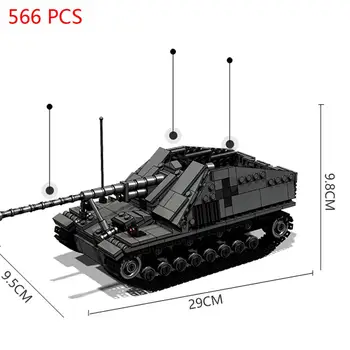 hot military WWII technic Rhino automatic anti-tank vehicles German army weapons war moc Building Blocks model bricks toys gift
hot military WWII technic Rhino automatic anti-tank vehicles German army weapons war moc Building Blocks model bricks toys gift