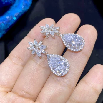 ASNORA Water Drop Zircon Earrings Ladies Crystal Earrings Luxury Wedding Earrings Jewelry Gift Party Accessories A0888
ASNORA Water Drop Zircon Earrings Ladies Crystal Earrings Luxury Wedding Earrings Jewelry Gift Party Accessories A0888