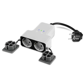 Tuya Waterproof Smart Plug Wifi Smart Socket Outdoor Socket Time Setting Remote Outlet Compatible with Alexa Google Home(EU Plug
Tuya Waterproof Smart Plug Wifi Smart Socket Outdoor Socket Time Setting Remote Outlet Compatible with Alexa Google Home(EU Plug