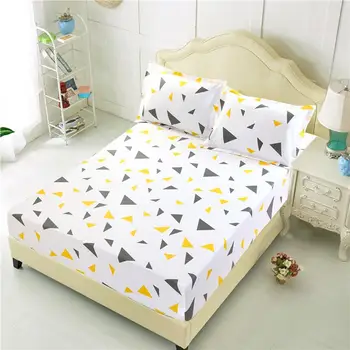 50 Fitted Sheet With Pillowcase Twin Double King Size Bed Sheet with Elastic Grey Color Geometric Fitted Sheet Sets53
50 Fitted Sheet With Pillowcase Twin Double King Size Bed Sheet with Elastic Grey Color Geometric Fitted Sheet Sets53